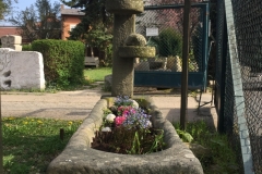 Platzbeet aus Sandstein